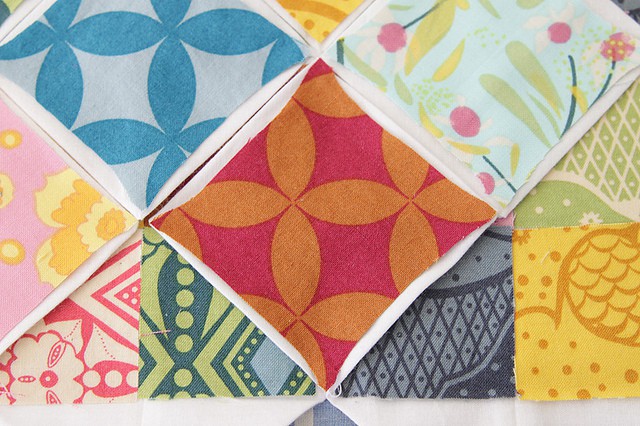 Finally finished: Cathedral Windows Quilt - Bonjour Quilts