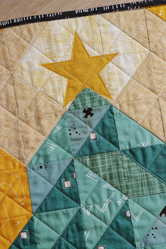 Christmas Tree Mini Quilt Pattern - Bonjour Quilts