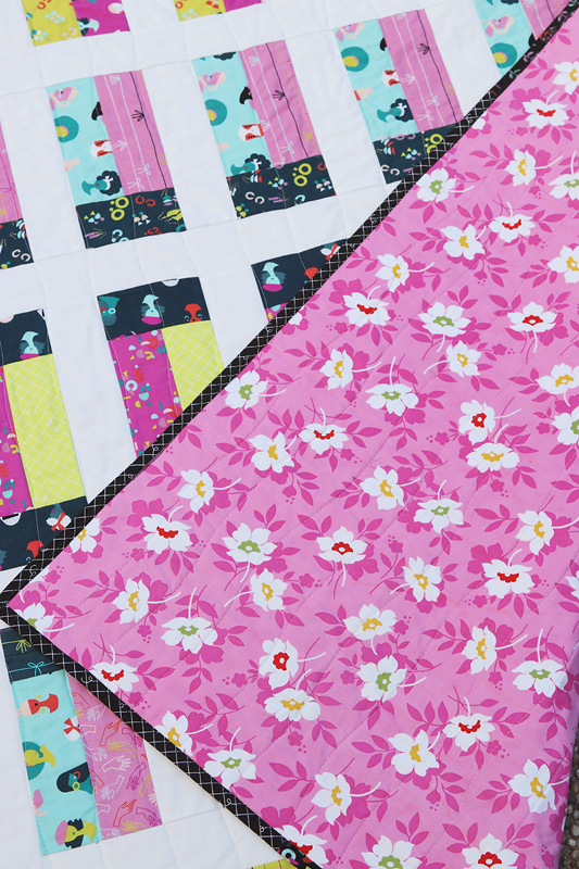 A Jelly Roll Quilt - Window Panes - Bonjour Quilts