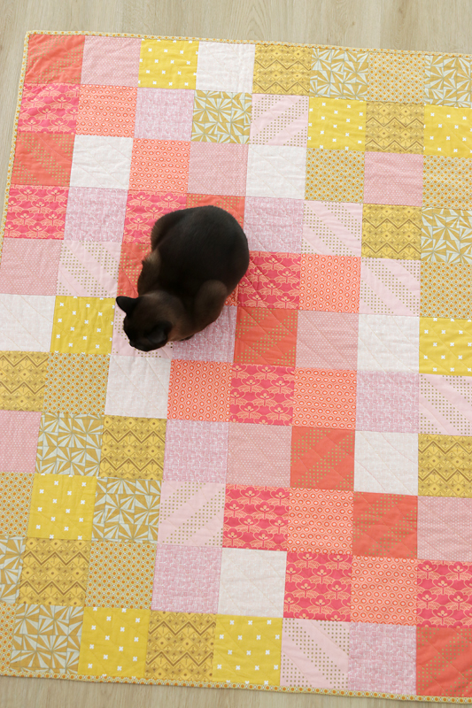 Sweet and Simple Squares Quilt Pattern - Bonjour Quilts