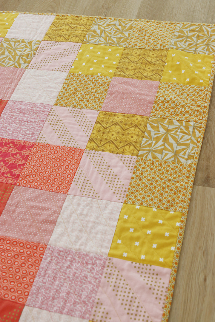Sweet and Simple Squares Quilt Pattern - Bonjour Quilts